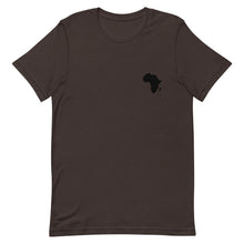 Load image into Gallery viewer, Black Africa Map Short-Sleeve Unisex T-Shirt