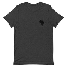 Load image into Gallery viewer, Black Africa Map Short-Sleeve Unisex T-Shirt