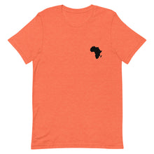 Load image into Gallery viewer, Black Africa Map Short-Sleeve Unisex T-Shirt