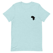 Load image into Gallery viewer, Black Africa Map Short-Sleeve Unisex T-Shirt
