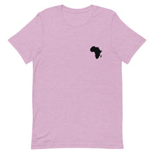 Load image into Gallery viewer, Black Africa Map Short-Sleeve Unisex T-Shirt