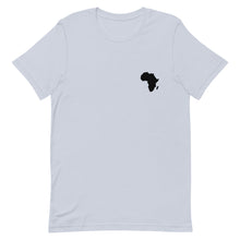 Load image into Gallery viewer, Black Africa Map Short-Sleeve Unisex T-Shirt
