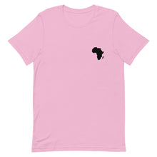 Load image into Gallery viewer, Black Africa Map Short-Sleeve Unisex T-Shirt