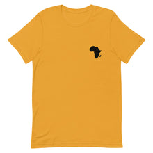 Load image into Gallery viewer, Black Africa Map Short-Sleeve Unisex T-Shirt