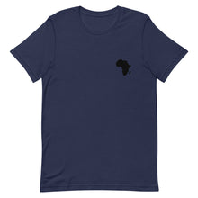 Load image into Gallery viewer, Black Africa Map Short-Sleeve Unisex T-Shirt