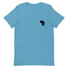 Load image into Gallery viewer, Black Africa Map Short-Sleeve Unisex T-Shirt