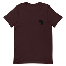 Load image into Gallery viewer, Black Africa Map Short-Sleeve Unisex T-Shirt
