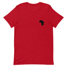 Load image into Gallery viewer, Black Africa Map Short-Sleeve Unisex T-Shirt