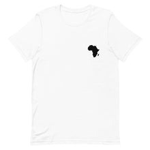 Load image into Gallery viewer, Black Africa Map Short-Sleeve Unisex T-Shirt