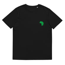 Load image into Gallery viewer, Green Africa Map Unisex organic cotton t-shirt
