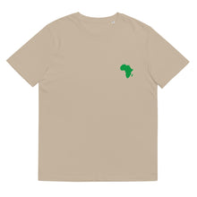 Load image into Gallery viewer, Green Africa Map Unisex organic cotton t-shirt
